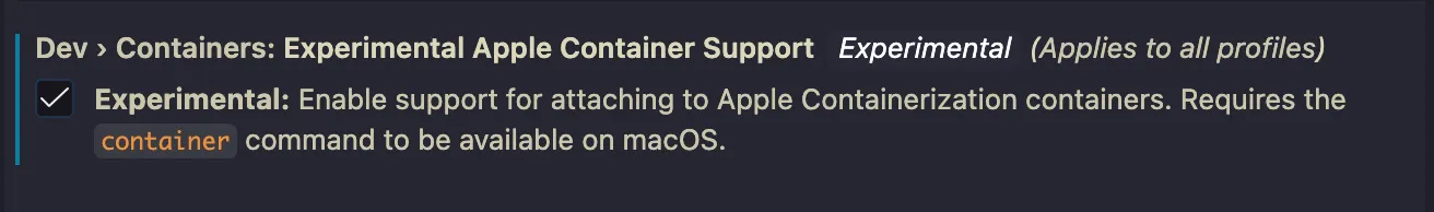 設定画面に項目がある